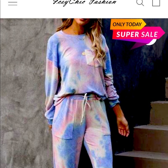 Tie Dye matching set from Icey Chic - Picture 1 of 2